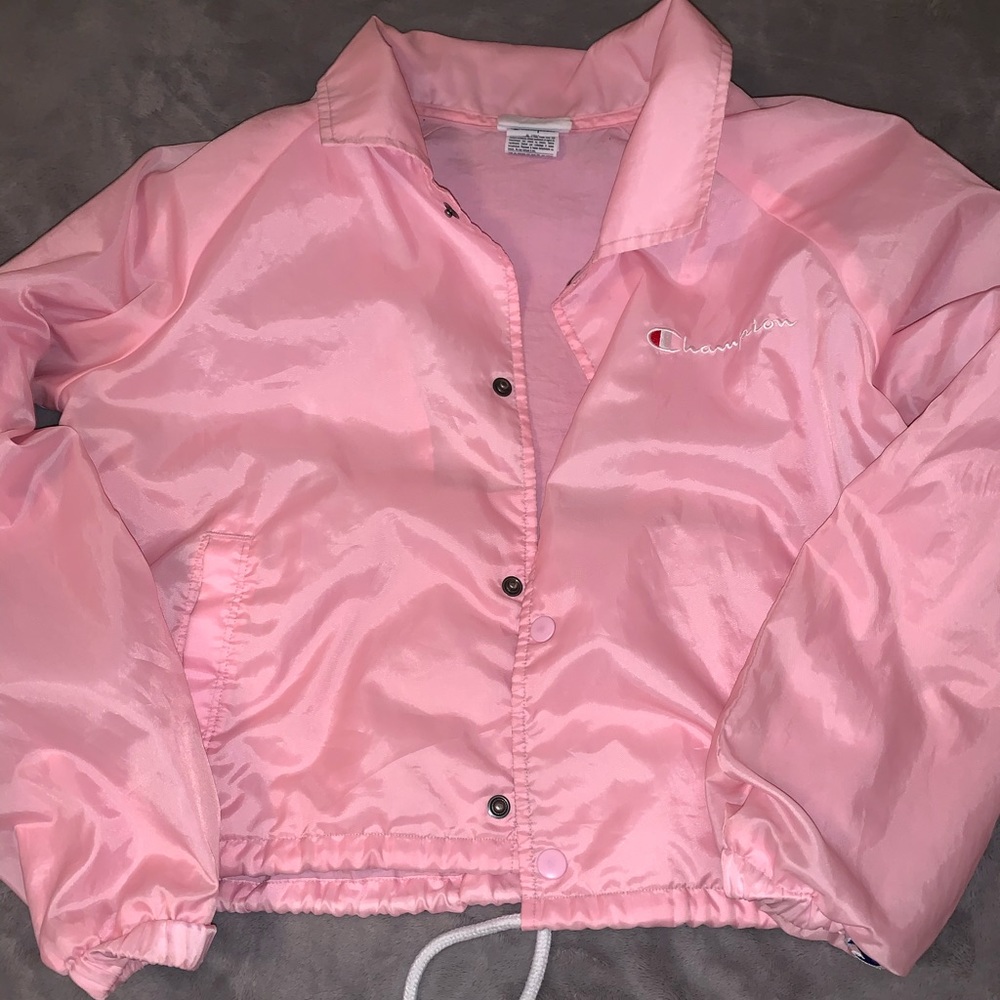 Pink champion windbreaker